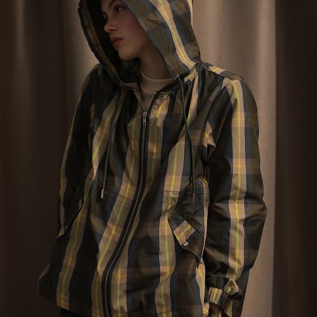 【KELEN】VICKY/CHECK HOODIE JACKET