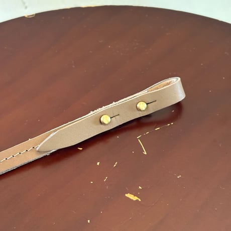 【ATELIER BRUGGE】　Horse shoe narrow leather bracelet