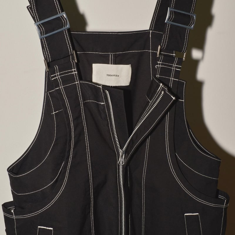 TODAYFUL】Frontzip Cotton Salopette | Selectsho TODAYFUL】Frontzip Cotton Salopette | Selectsho