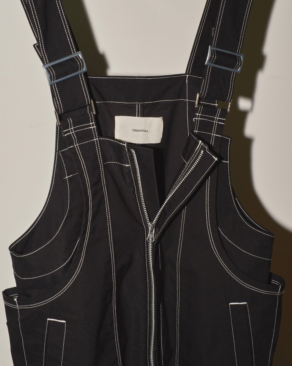 TODAYFUL】Frontzip Cotton Salopette | Selectsho