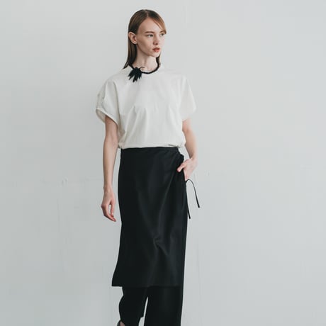 【WHYTO.】2way sheer leaf necklace/brooch