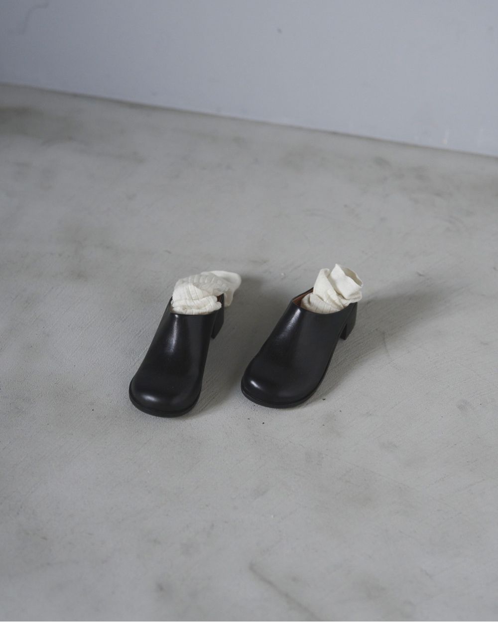 anuke】 Ecoleather Heel Slip-ons | Selectshop s