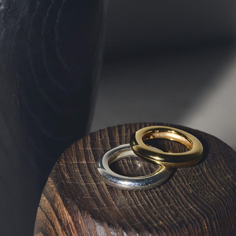 TODAYFUL】Volume Circle Ring (Silver925) | Sele