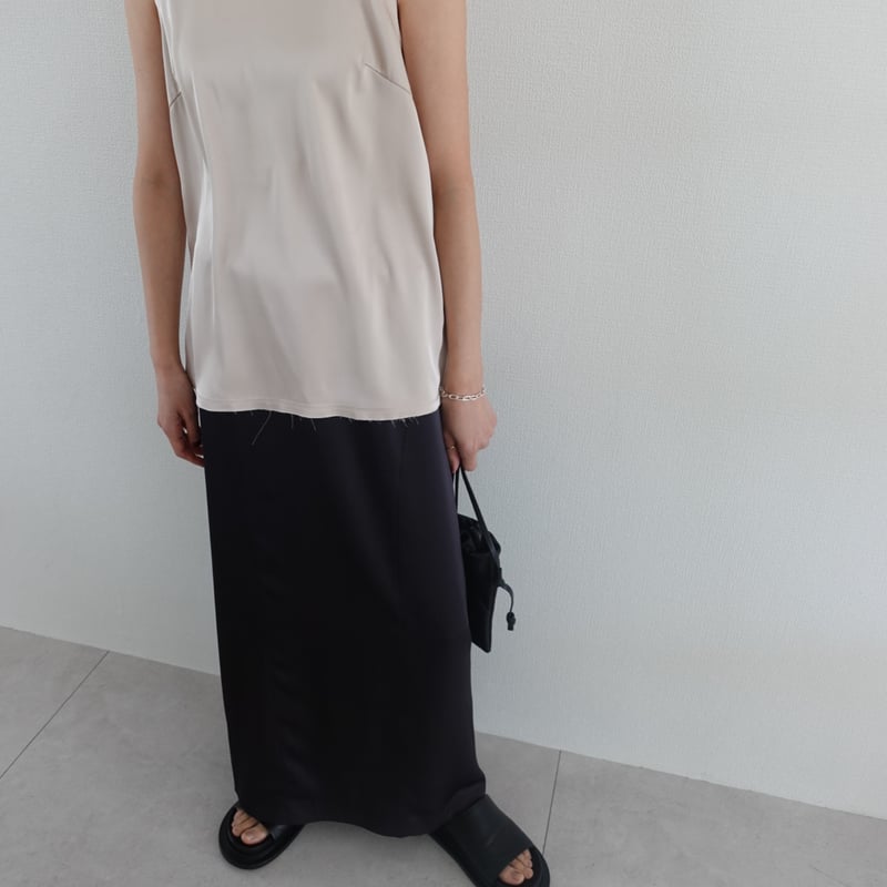 anuke】Satin Pencil Skirt | Selectshop shooby d