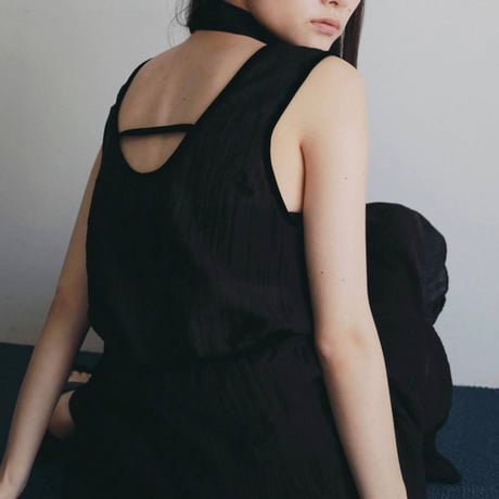 【anuke】Embroidery Sleeveless Onepiece