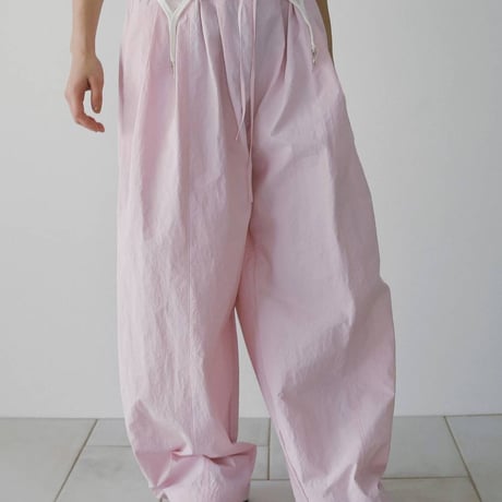 【anuke】 Volumetuck Cocoon Pants