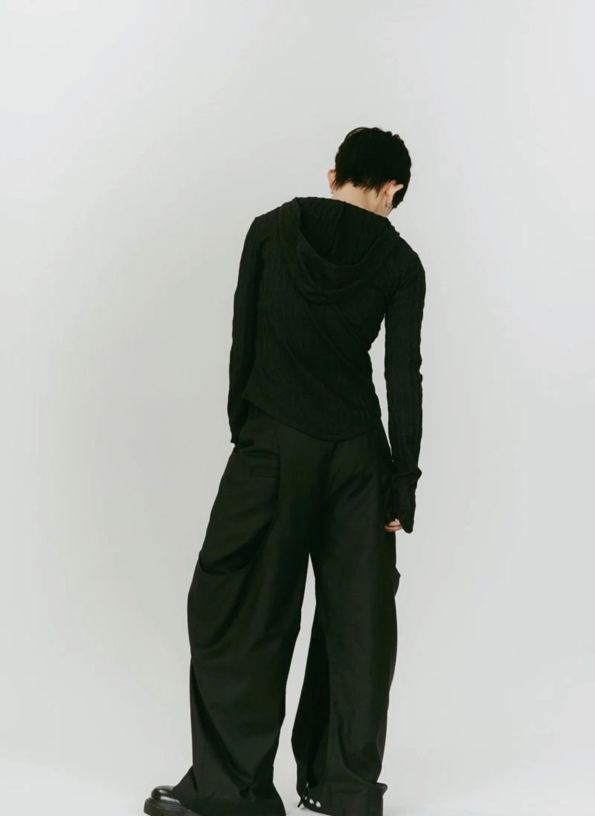 Knuth Marf】 hooded jacquard top | Selectshop s