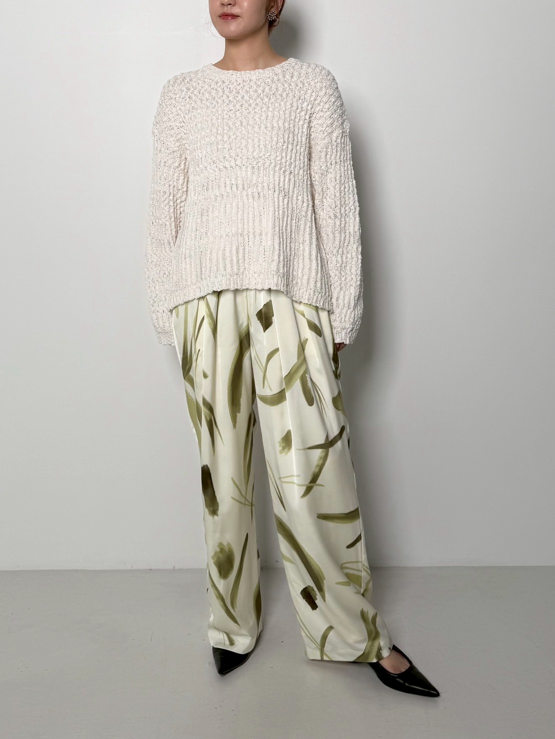 CHIGNON】サテンプリントパンツ | Selectshop shooby dooby