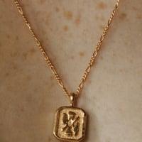 【BRKUMO】 flower necklace/01(silver/gold)