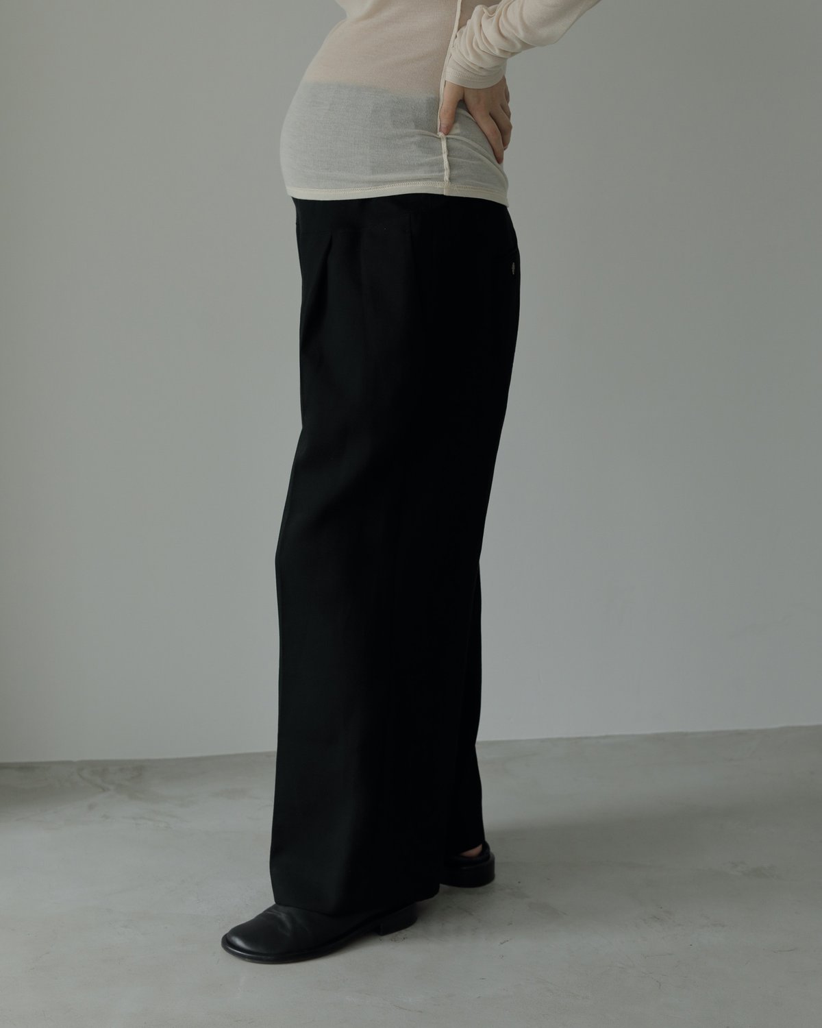 anuke】Reha.Tuck Wide Pants(マタニティ) | Selectshop