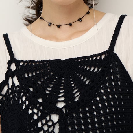 【CHIGNON】　ドロップガラスコード