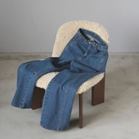 【anuke】Panel Loose Denim
