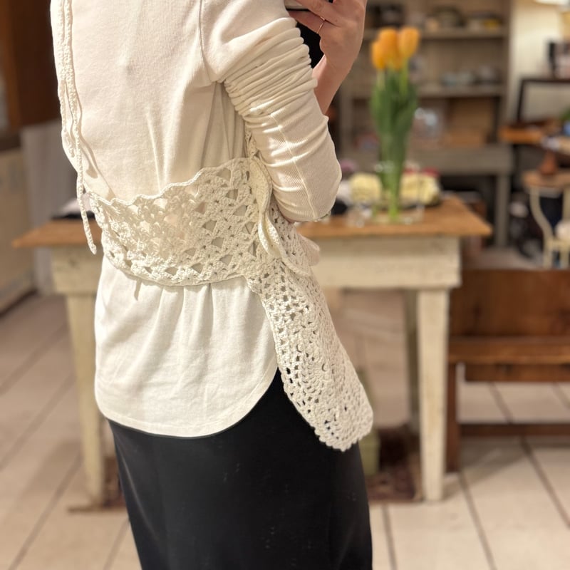 トップス oll kyoto Emma crochet bustier oll】Emma crochet bustier | Selectshop shooby d