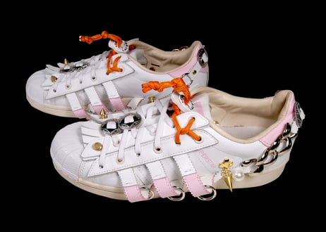 ASTRALBOY 「alternative zombie」 pink×white　24.5cm