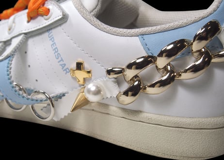 ASTRALBOY 「alternative zombie」 light blue×white　24cm