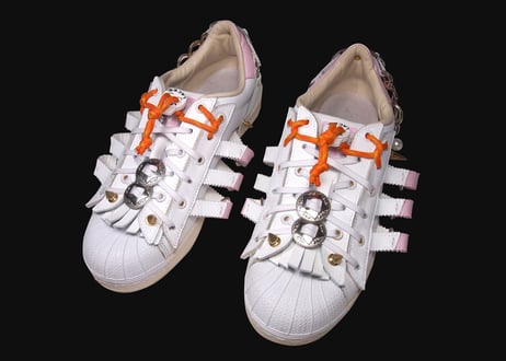 ASTRALBOY 「alternative zombie」 pink×white　24.5cm