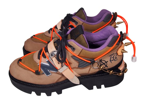 ASTRALBOY 「A.BOY candiru」 Dark beige×Khaki×Purple　28cm