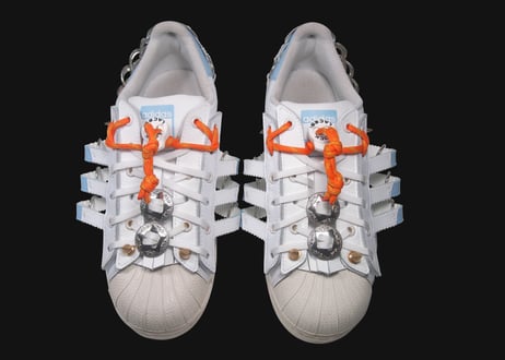 ASTRALBOY 「alternative zombie」 light blue×white　24cm
