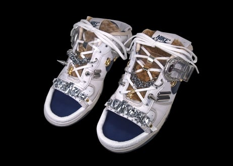 ASTRALBOY 「Little bear sandal」 white×navyblue　25.5cm