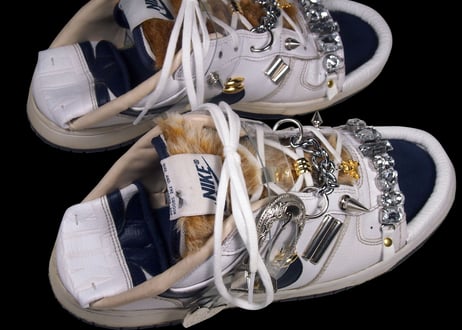 ASTRALBOY 「Little bear sandal」 white×navyblue　25.5cm