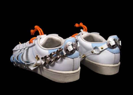 ASTRALBOY 「alternative zombie」 light blue×white　24cm