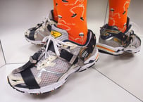 ASTRALBOY 「sporty spikes」 Silver×offwhite×yellow×black　26cm