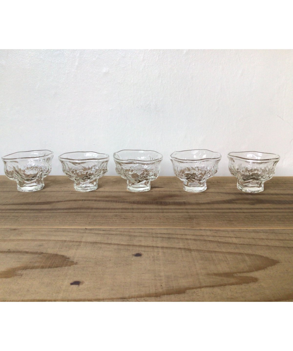 ガラス製 茶杯A×3 4800円br/ br/ サイズ：高さ5.6 cm幅5.5 cm 【公式通販】