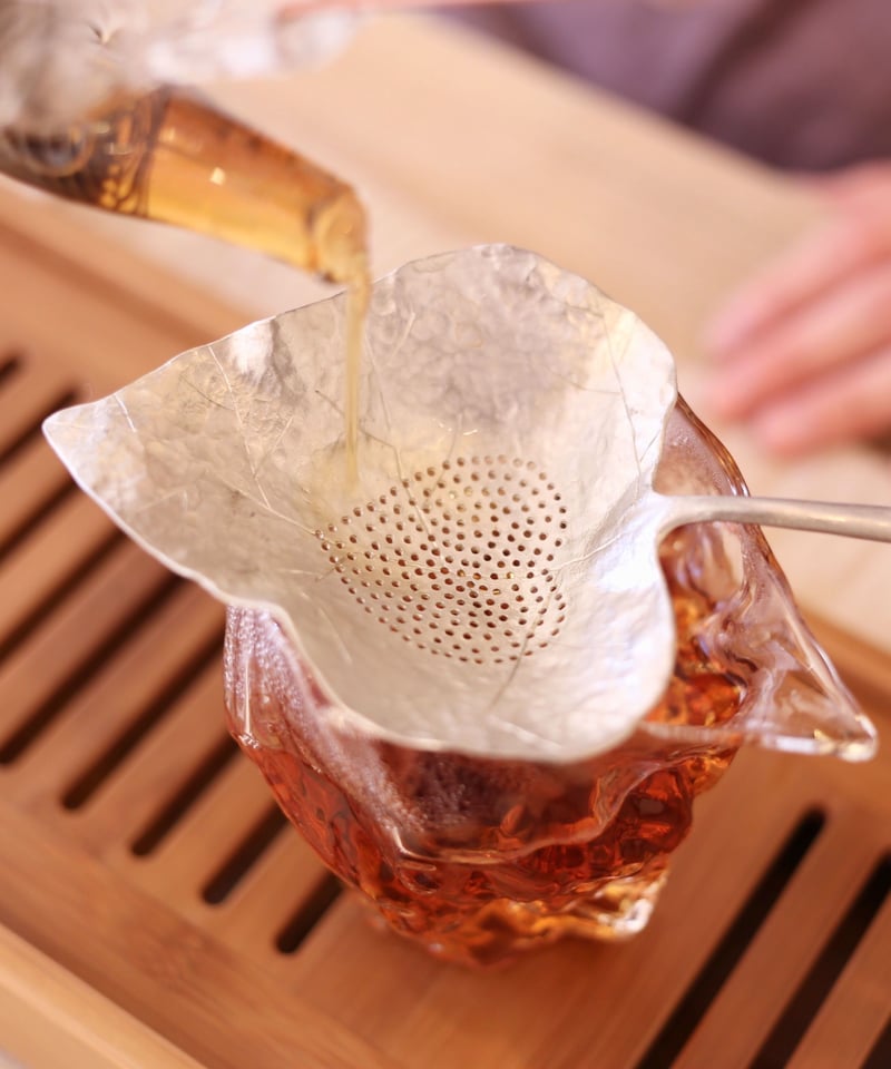 蓮の葉茶漉し［錫製］ | ことこ茶店