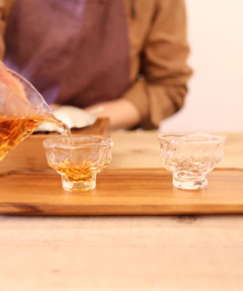 ガラス製 茶杯A×3 4800円br/ br/ サイズ：高さ5.6 cm幅5.5 cm 【公式通販】