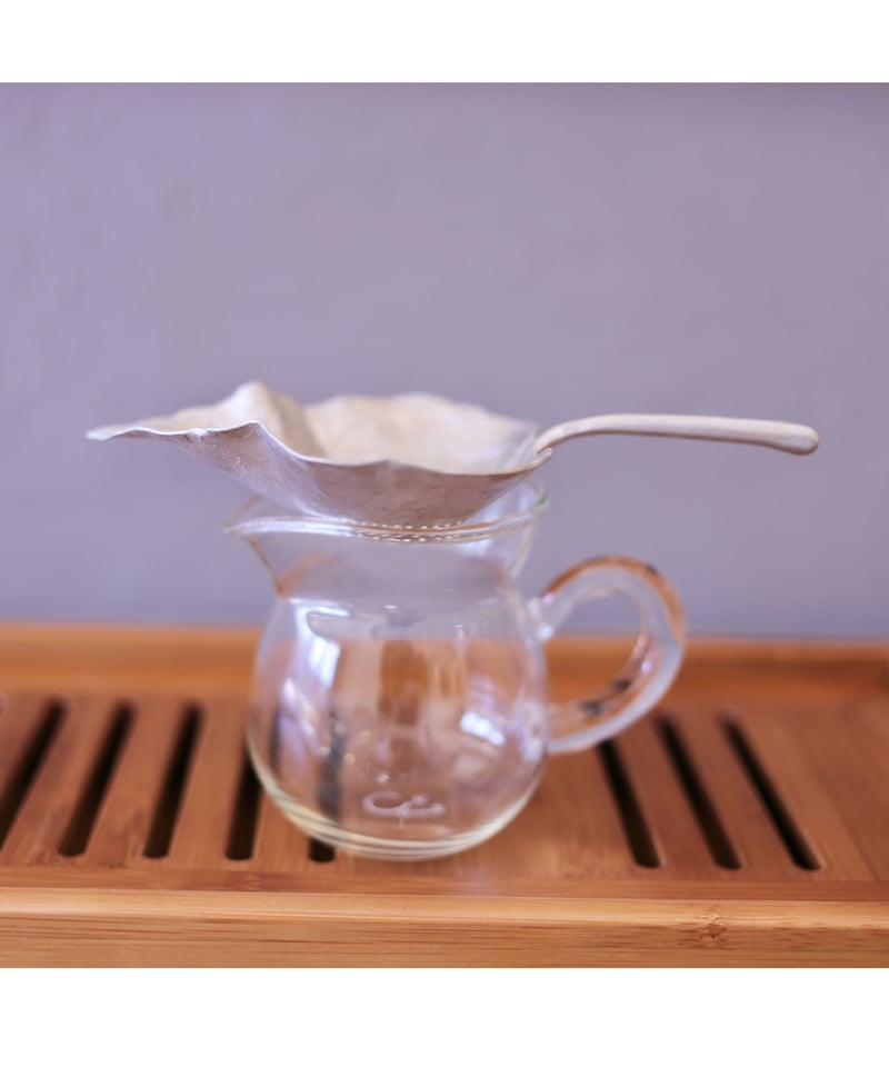 蓮の葉茶漉し［錫製］ | ことこ茶店