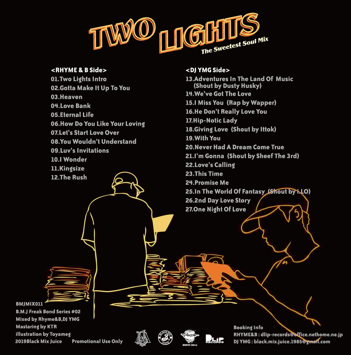 Rhyme&B × DJ Ymg / Two Lights [MIXCD] | Black M