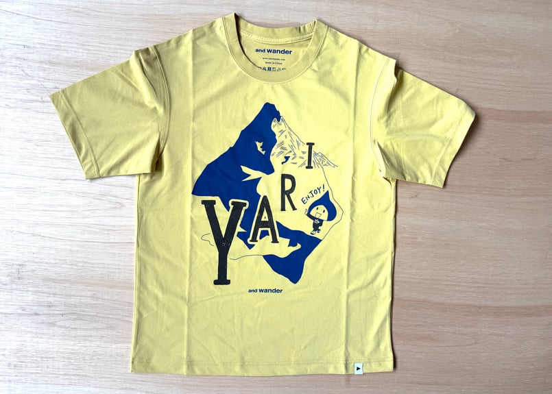 And Wander Tシャツ 楽天市場】and wander and wander big logo T アンドワンダー