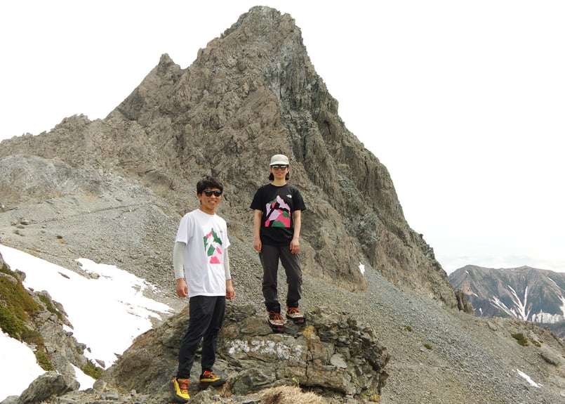 The North Face 山が好き 酒が好き Tシャツ 五竜山荘 日本百名山