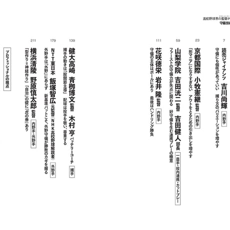高校野球界の監督がここまで明かす！ 守備技術の極意