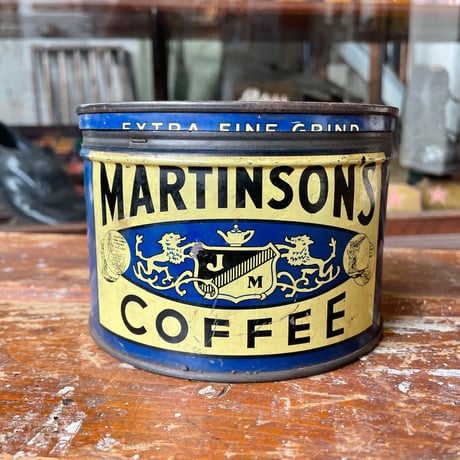 1950’s “MARTINSON’S COFFEE” コーヒー缶  蓋付き