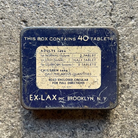 1950’s EX-LAX タブレット缶