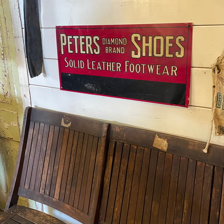 1940’s “Peters Shoes” アドバタイジングサイン