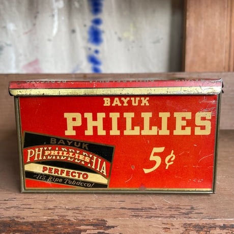 1940’s “BAYUK PHILLIES” タバコ缶