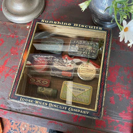 1930’s “Sunshine Biscuits” ビスケット缶 ケース