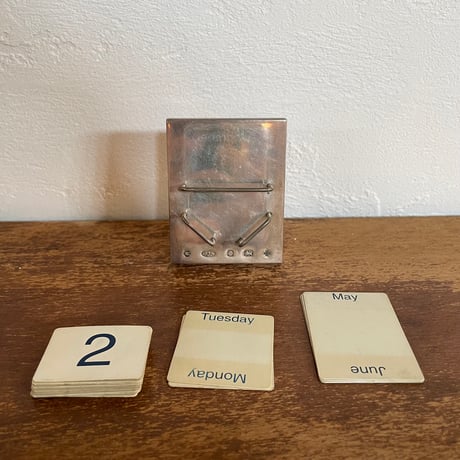Sterling Silver Calendar