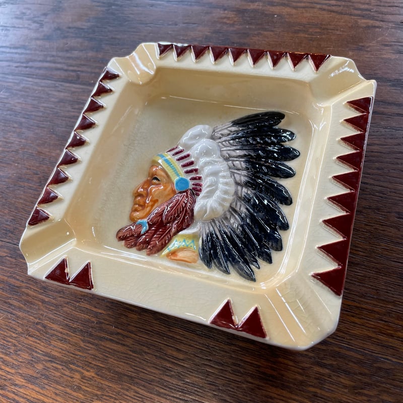 1960's インディアン 陶器製 灰皿 | 7miles from the Dreamland