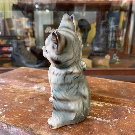 1950’s 陶器製 猫 置物