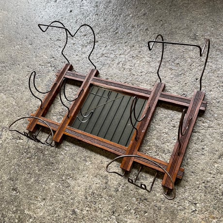 1940’s フック付きウォールミラー