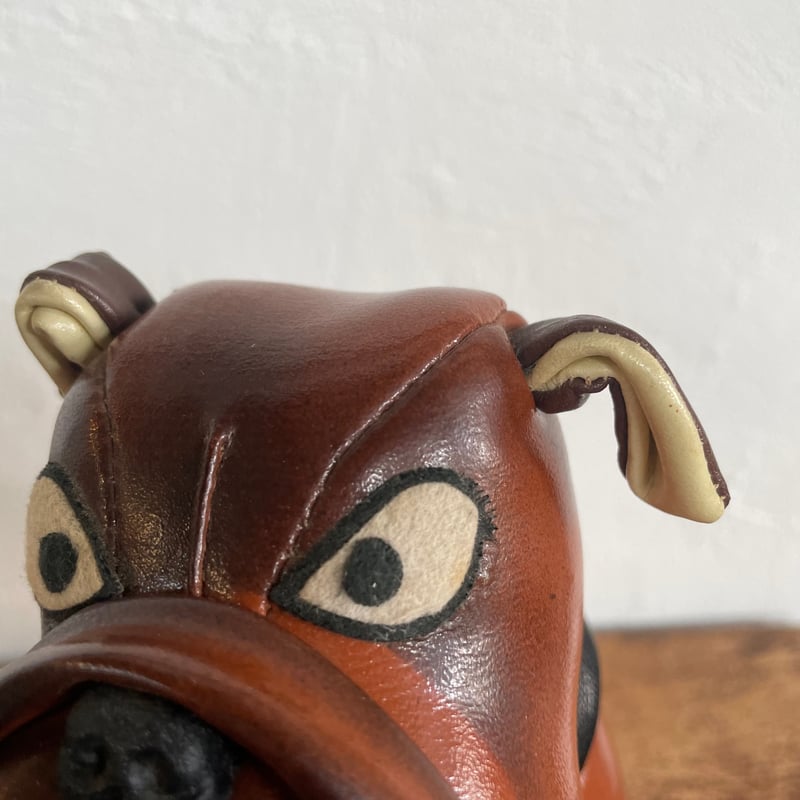 1960-70's レザー製ブルドッグ | 7miles from the Dreamland