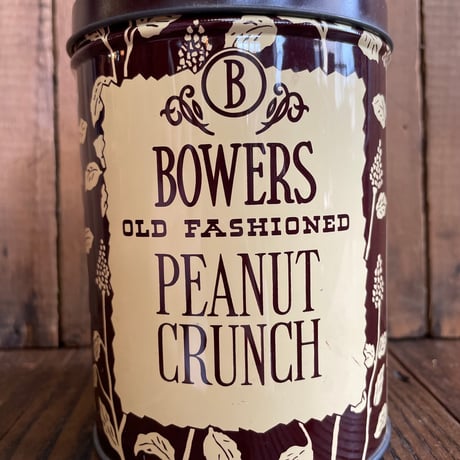 1950’s “BOWERS” ピーナッツクランチ缶