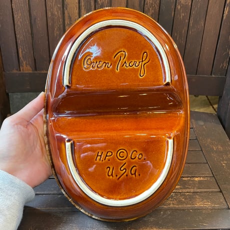 1960’s HULL オーバル皿