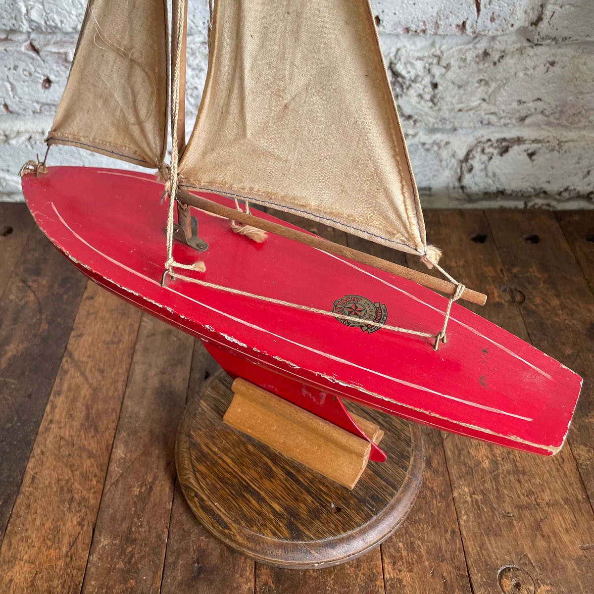 アンティーク　ヨット　イギリス製です Amazon.co.jp: SAILINGSTORY 木製ヨット装飾ヨットモデル船