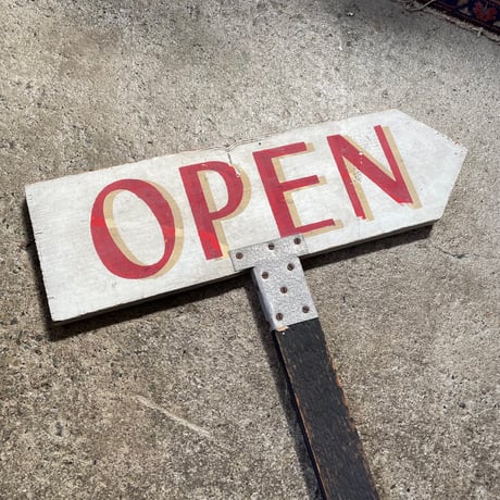 1960’s OPEN 木製看板