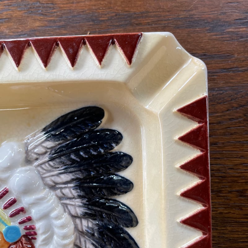 1960's インディアン 陶器製 灰皿 | 7miles from the Dreamland