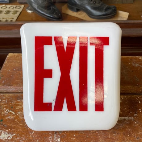 1960’s “EXIT”ランプシェード ※シェードのみ
